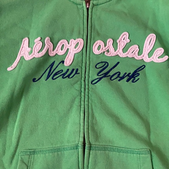 Aeropostale New York green jacket. - Picture 2 of 4